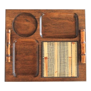 Mid-Century Wood Trinket Tray For Sale