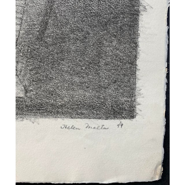 Figurative 1940s Helen Malta Figural Lithograph of Anthony For Sale - Image 3 of 5