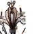 Italian Antique Italian Old Gilded Iron and Christals Chandelier. For Sale - Image 3 of 5