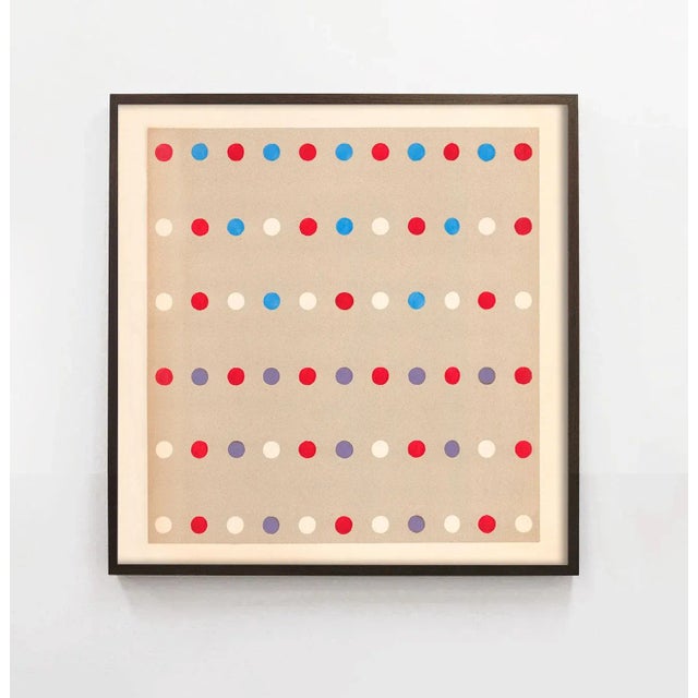 Mid-Century Modern Color Dots in Primary Colors For Sale - Image 4 of 4
