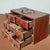 Brass Vintage Chinese Huali Rosewood 7-Drawer Jewelry Chest With Brass Mounts For Sale - Image 8 of 9