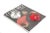 1990s Norman Mercer Lucite Flower Orb Red and Clear Paperweights Pair Of For Sale - Image 11 of 13