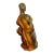 Late 20th Century Raku Fired Pregnant Mother & Child Abstract Modernist Clay Sculpture | Fertility Reimagined For Sale