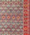 Mid 20th Century Unique and Vibrant Turkish Oushak Rug With Colorful and Bright Diamond Design For Sale - Image 4 of 11