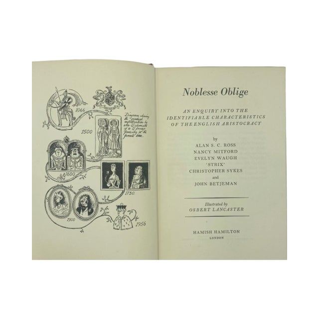 Paper 1956 Noblesse Oblige: An Enquiry Into the Identifiable Characteristics of the English For Sale - Image 7 of 12