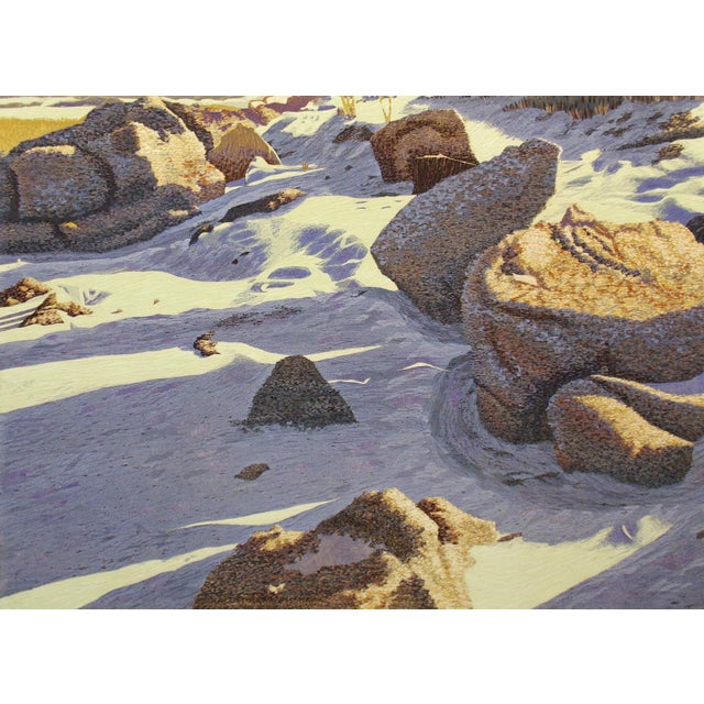 "Rocks at Spanish Bay" by Gordon Mortensen Hand signed, titled, dated & numbered by the artist Limited Edition Reduction...