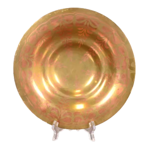 Tiffany & Co. Copper on Gilt Bronze Decorative Shallow Bowl, Circa 1900
