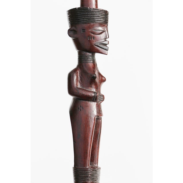 Lwena Anthropomorphic Female Axe, Angola, Mid 20th Century For Sale - Image 11 of 13