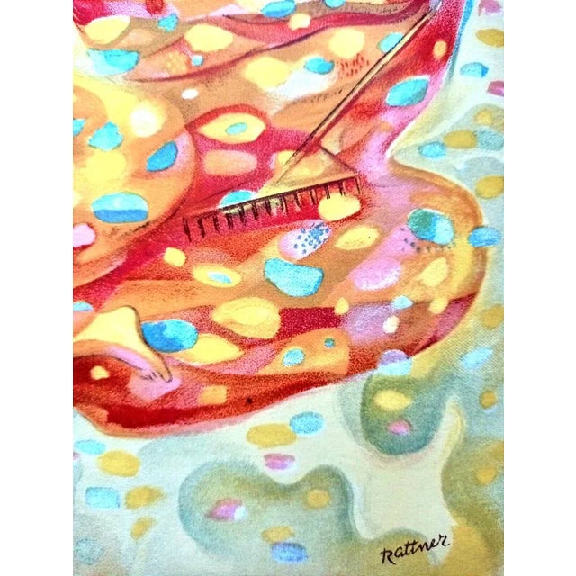 Abraham Rattner Medium: lithograph and pochoir. This lithograph was printed in 1938 at the atelier Mourlot and published...