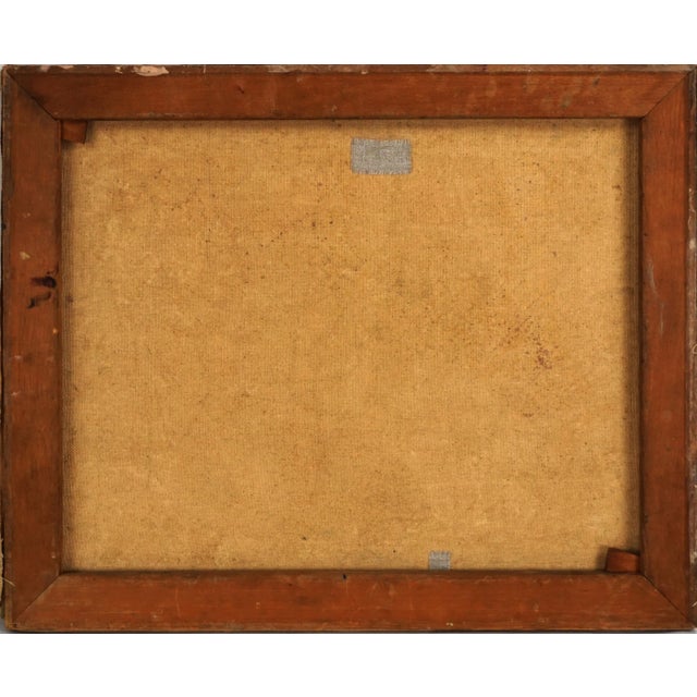 1940s 1940s Modern Reclining Nude Oil Painting on Linen For Sale - Image 5 of 5