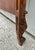 Brown Antique French Carved & Shaped Walnut Full Size Headboard For Sale - Image 8 of 14