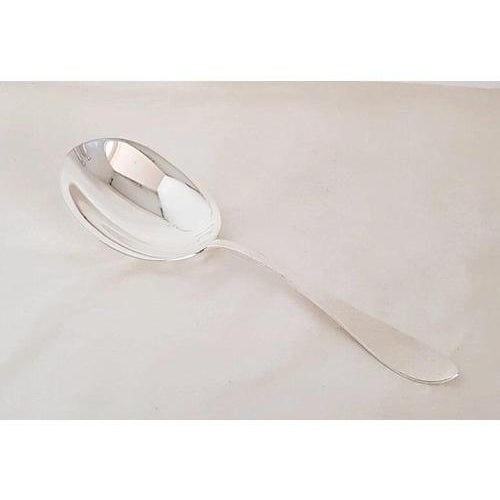 A fine antique american sterling silver berry and fruit serving spoon by the renowned luxury silversmith and jeweller...