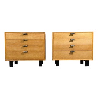 George Nelson, Cabinets, Birch, Stainless Steel, Usa C. 1955 For Sale