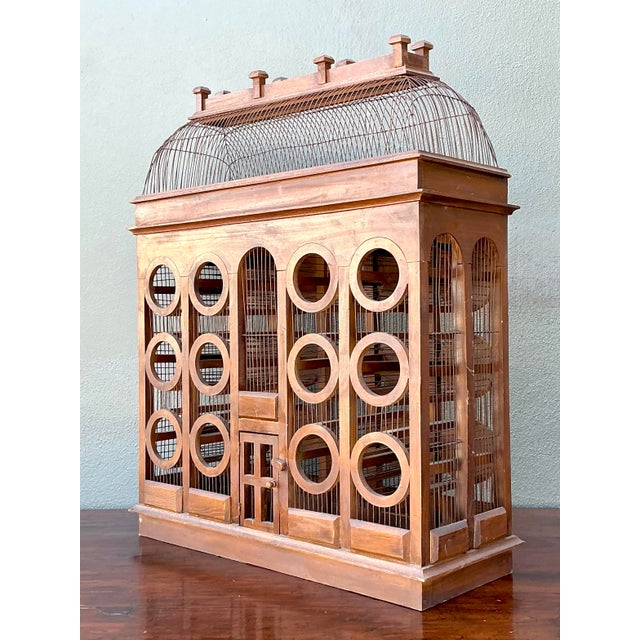 Vintage Gothic Bird Cage Wine Rack For Sale - Image 12 of 12