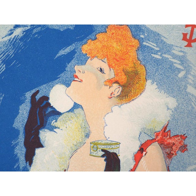 Jules Cheret, Sarah Bernhardt (La Diaphane), 1897, Original Lithograph For Sale - Image 4 of 9