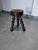 Antique Brutalist Stool in Turned Wood DLG by Charles Dudouyt, 1970s For Sale - Image 9 of 15