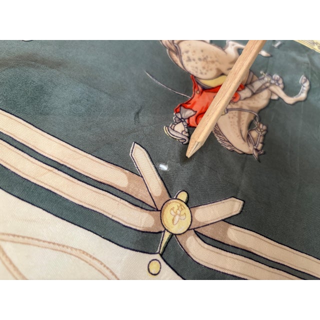 The Maneige Royal by Antoine de Pluvinel Silk Scarf For Sale - Image 4 of 12