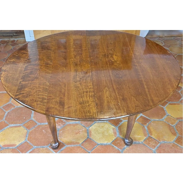 Mid 20th Century MidCentury Stickley Round Dining Table With Tapered