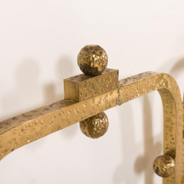 Italian Brass Bed by Ciansky, Shelba, and Luciano Frigerio for Frigerio Di Desio, 1960s For Sale - Image 16 of 18