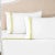 Contemporary Celerie Kemble + Hamburg House Pink and Green Scallop Twin Sheet Set - 3 Pieces For Sale - Image 3 of 4