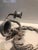 Antique White Cast Iron Wall Sconce With 2 Arms For Sale - Image 8 of 8