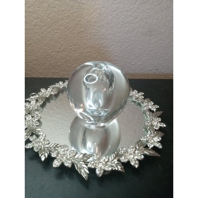 Mid-Century Modern Stunning Signed Kosta Boda Poland Sommerso Oil Lamp Paperweight For Sale - Image 3 of 6