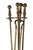 Mid 20th Century 5 Pc. Brass Fireplace Tool Set For Sale In New York - Image 6 of 9