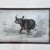 1920s Pair of antique engravings of Rhinoceroses signed Stewart and Lixars // set of two // custom framing // burlwood frames // collectible For Sale - Image 5 of 10