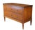 Victorian Antique German Biedermeier Cherry Dresser Chest of Drawers Console Commode 46" For Sale - Image 3 of 12