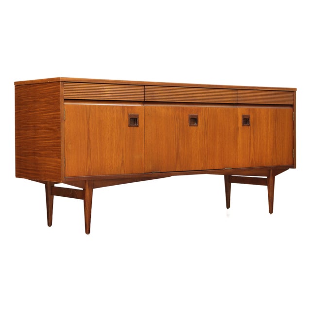 Mid Century Teak Credenza by Elliots of Newbury, 1960s For Sale
