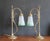 Edwardian Style Brass Rise and Fall Table Lamps with Shades, 1970s, Set of 2 For Sale - Image 11 of 11