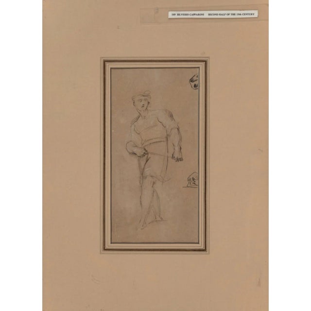 Silverio Capparoni Italian School Drawing on Paper For Sale - Image 9 of 9