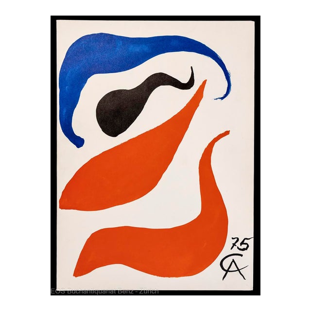 1975 Calder Crags and Critters 1c Original Lithograph For Sale