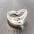 1990s 1990s Tiffany & Co Estate Wave Ring By Elsa Peretti Size 6 Sterling SIlver For Sale - Image 5 of 7