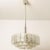 Cylindrical 3 Tier Ice Glass Chandelier attributed to Doria Leuchten, 1960s For Sale - Image 4 of 18