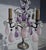 Amethyst 19th Century Opulent French Louis XV Huge Natural Rose Quartz, Amethyst and Clear Quartz Rock Crystal Girandole, Table Lamp For Sale - Image 8 of 18