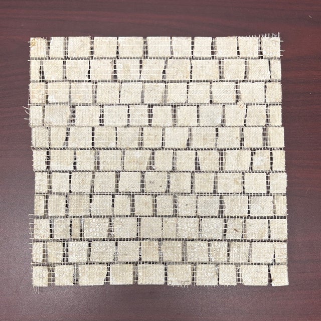 Ivory White Marble Polished Broken Tessere Mosaic For Sale - Image 4 of 4