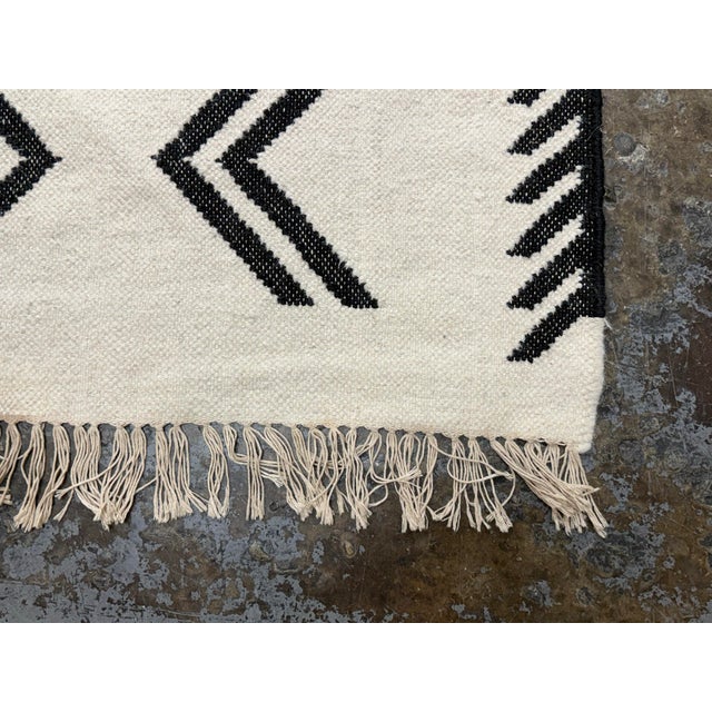 Contemporary 8ft 2in × 9ft 9in Four Hands Coulter Graphic Wool Area Rug For Sale - Image 3 of 12