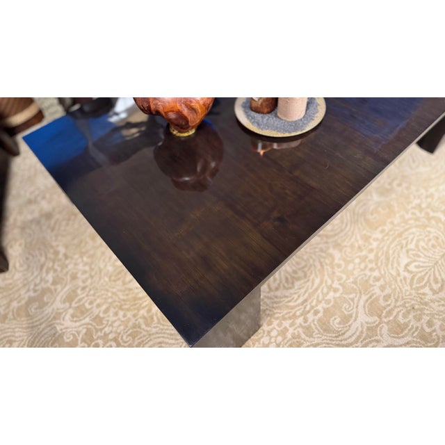 2020s Rh 67”x40” Wyeth Carbonized Split Bamboo Coffee Table For Sale - Image 5 of 9