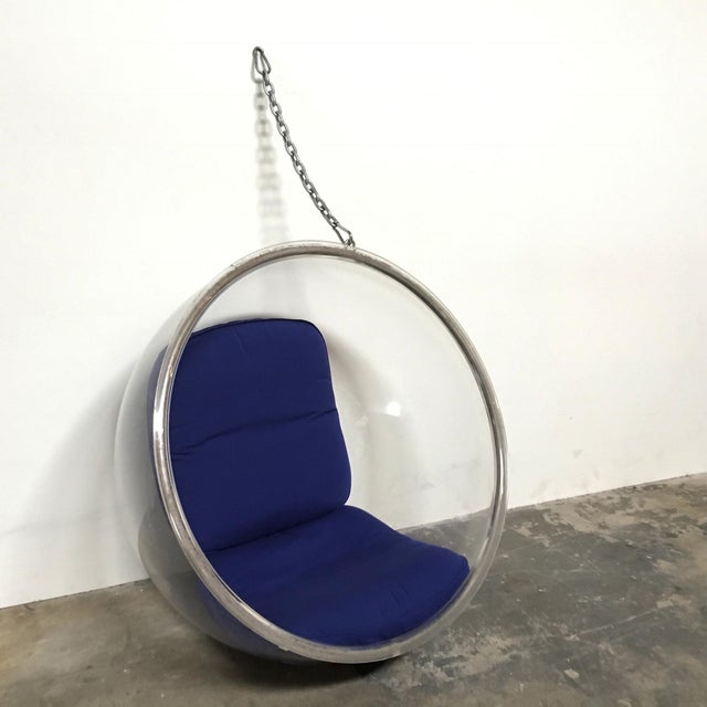 Eero Aarnio Plushpod Hanging Bubble Chair Chairish