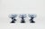 Mid-Century Modern Mid-Century Modern Blue Champage Coupe Glasses - Set of 6 For Sale - Image 3 of 8