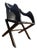 Antique Carved Oak Glastonbury Cross Stretcher Chair, 1890s For Sale