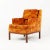 Mid-Century Modern Edward Wormley for Dunbar Mid Century Lounge Chair With Jack Lenor Larsen Fabric For Sale - Image 3 of 10