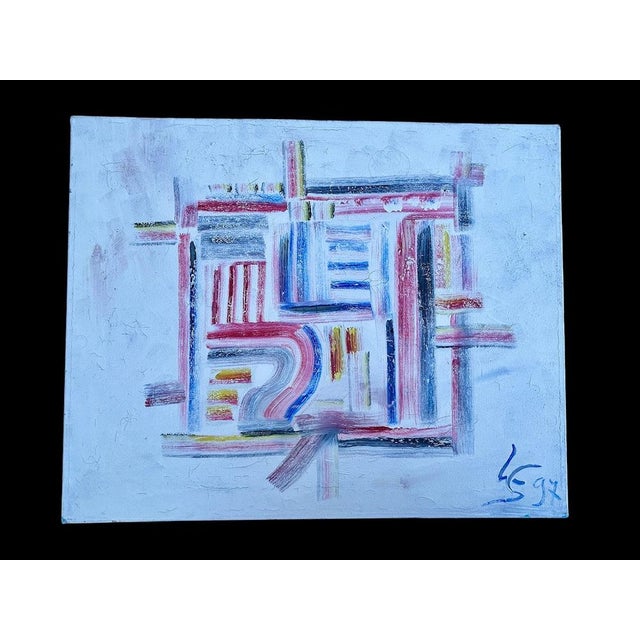 Abstract Composition, 1997, Oil on Canvas For Sale - Image 17 of 18