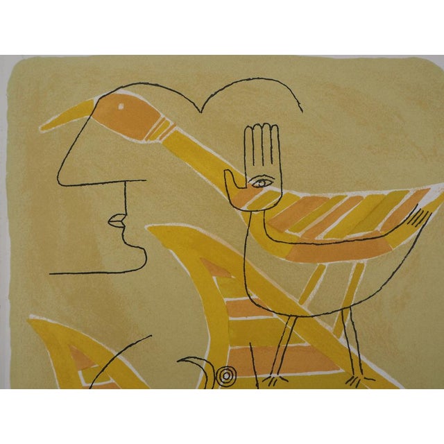 Victor Brauner, Portrait Surréaliste (Traces Interstices), Lithograph For Sale - Image 5 of 7