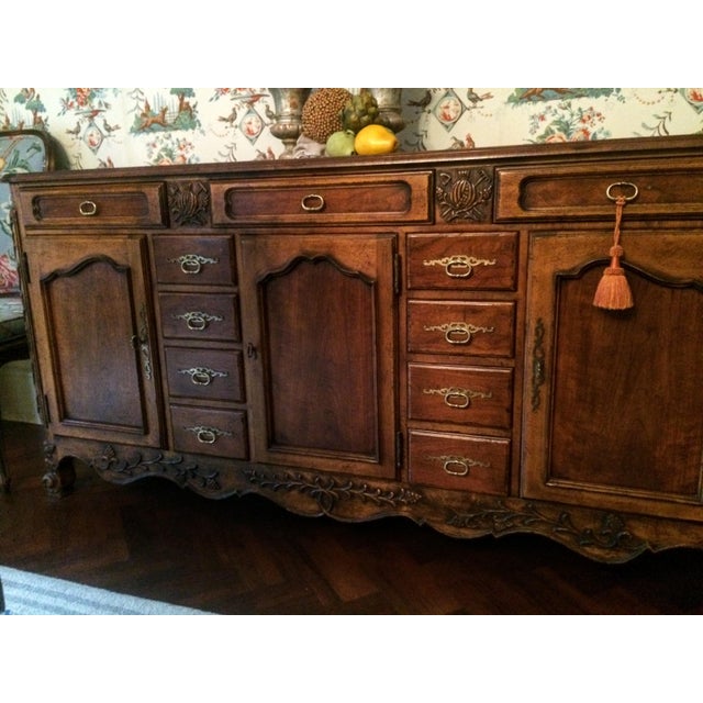 Mount Airy Furniture Co. French Provincial Sideboard Buffet | Chairish