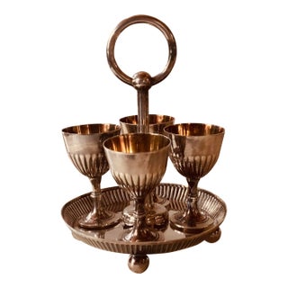 English Silver Plate Egg Coddler, Circa 1880 For Sale