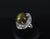 Metal Late 20th Century Massive 28.70ct Chrysoberyl Cat's Eye & 1.94ct Diamond Platinum Ring Size 6.25 For Sale - Image 7 of 17