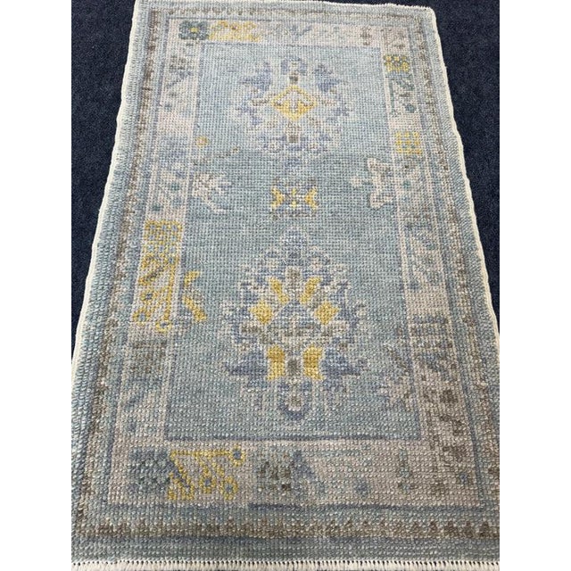 Turkish Oushak Rug 2'2" x 3'5" For Sale In Houston - Image 6 of 6