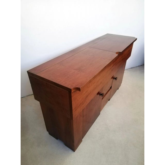 Brown Sideboard by Giovanni Michelucci for Poltronova For Sale - Image 8 of 16